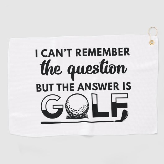 答えはゴルフ ゴルフタオル (横)