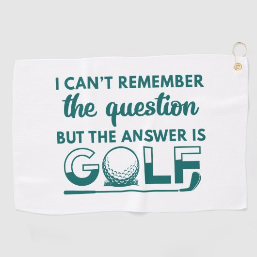 答えはゴルフ ゴルフタオル (横)