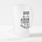 答えはビールだ フロストグラスビールジョッキ (正面右)