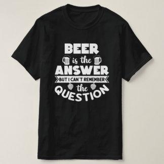 答えはビールだ Tシャツ