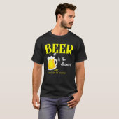 答えはビールTeeの質問 Tシャツ (正面フル)