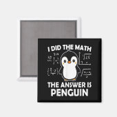 答えはペンギンの数学をした マグネット (正面/裏面)