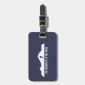 答えはマイルズ単位だ ラゲッジタグ (正面縦)