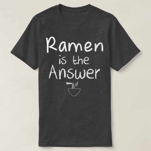 答えはラーメン1602 Tシャツ (デザイン正面)