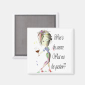 答えはワインだ何が問題だった磁石 マグネット (正面/裏面)