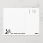 答えはワインだ質問は何だ?ギフト ポストカード (裏面)