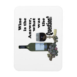 答えはワインだ質問は何だ？マグネット マグネット