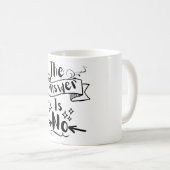 答えは引用文ではないおもしろい コーヒーマグカップ (正面右)