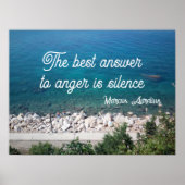 答えは沈黙のラテン英知のポスター ポスター (正面)