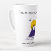 答えは祈りの言葉! カフェラテマグ (左アングル)