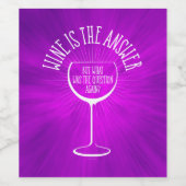 答えは酒だ ワインラベル (シングルラベル)