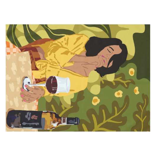 答えは酒だ。質問は何だ？ テーブルクロス (正面(横))