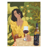 答えは酒だ。質問は何だ？ テーブルクロス (正面)