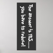 答えはyes ポスター (正面)