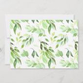 答えられた祈りの言葉レタリング妊娠の発表 案内状 (裏面)