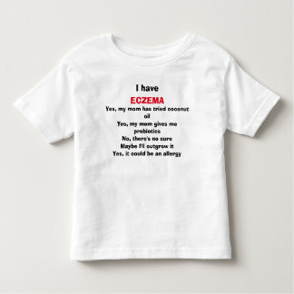 答えられるEczemaの非常に熱い質問 トドラーTシャツ