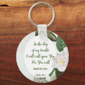 答える感動的引用文 キーホルダー (正面)