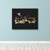 答えキャンバス キャンバスプリント (インサイチュ (ウッドフロア))