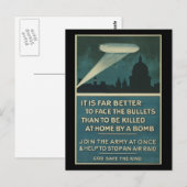 箇条書きの顔 ポストカード (正面/裏面)