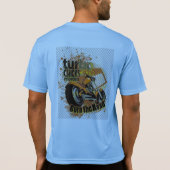 箇条書きグラフィックTシャツ – パワーインモーション Tシャツ (裏面)