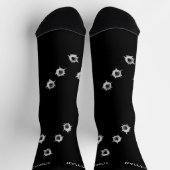 箇条書きパーソナライズされたホールショーター射撃、 発砲 ソックス (上部)