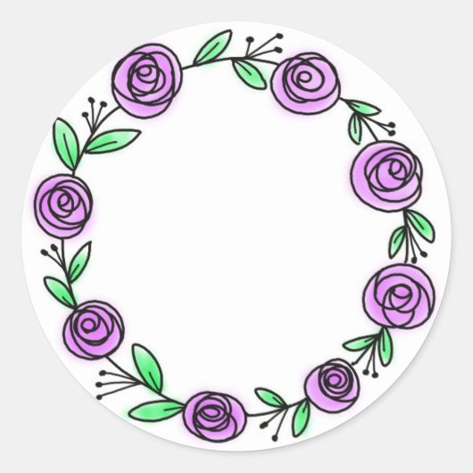 箇条書き仕訳帳バラシール ラウンドシール (正面)