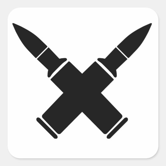 箇条書き穴 スクエアシール (正面)