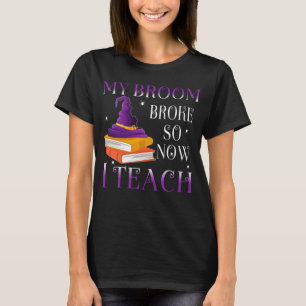 箒が割れてしまったので、教え私は Tシャツ