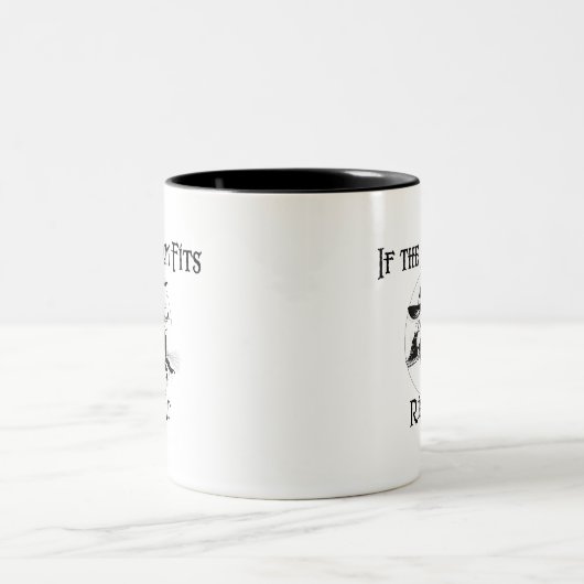 箒もしがマグカップに合う ツートーンマグカップ (中央)