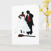 箒を跳ね上げる カード (黄色い花)