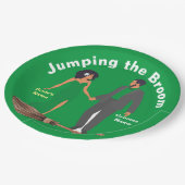 箒を跳ね上げる ペーパープレート (アングル)