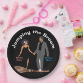 箒を跳ね上げる ペーパープレート (パーティー)