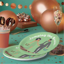 箒を跳ね上げる ペーパープレート