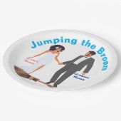 箒を跳ね上げる ペーパープレート (アングル)