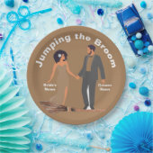 箒を跳ね上げる ペーパープレート (パーティー)