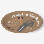 箒を跳ね上げる ペーパープレート (アングル)