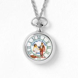 箒を跳ね上げる 腕時計