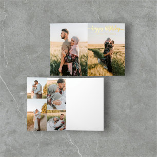  箔グリーティングカード