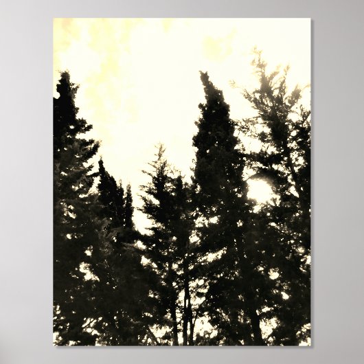 箔プリントポスターアート及びデザイン 箔ポスター (正面)