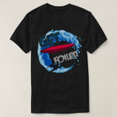 箔付きeFoil箔付き水中翼サーフィン箔 Tシャツ (デザイン正面)