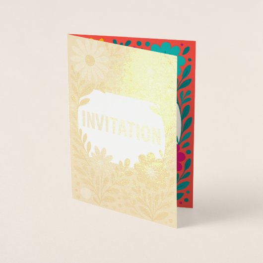 箔押しカード 箔カード (正面)