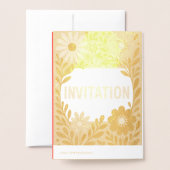 箔押しカード 箔カード (裏面封筒付き)