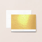 箔押しカード 箔カード (裏面封筒付き)