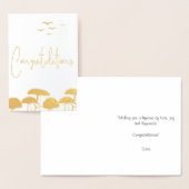 箔押しキノコカード 箔カード (ディスプレー)