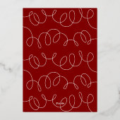 箔押しクリスマスオーナメント 箔シーズンカード (裏面)