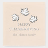 箔押しナプキン 箔ナプキン (正面)