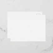 箔押し招待状ポストカード 箔招待状ポストカード (正面/裏面)