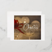 箔押し招待状 箔招待状ポストカード (正面/裏面)