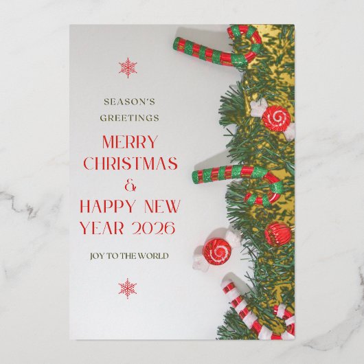 箔押し招待状 箔招待状 (正面)