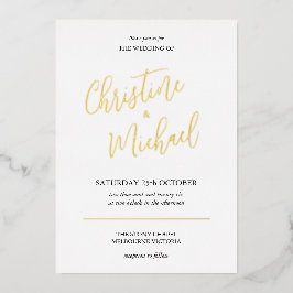 箔押し招待状 箔招待状